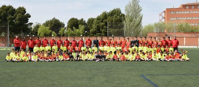 Foto Grupal Campus Fútbol Semana Santa