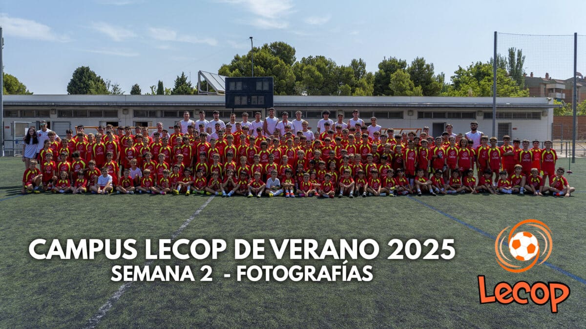 Acceso a la galería de fotos del Campus de Fútbol Lecop Verano 2025 Semana 2