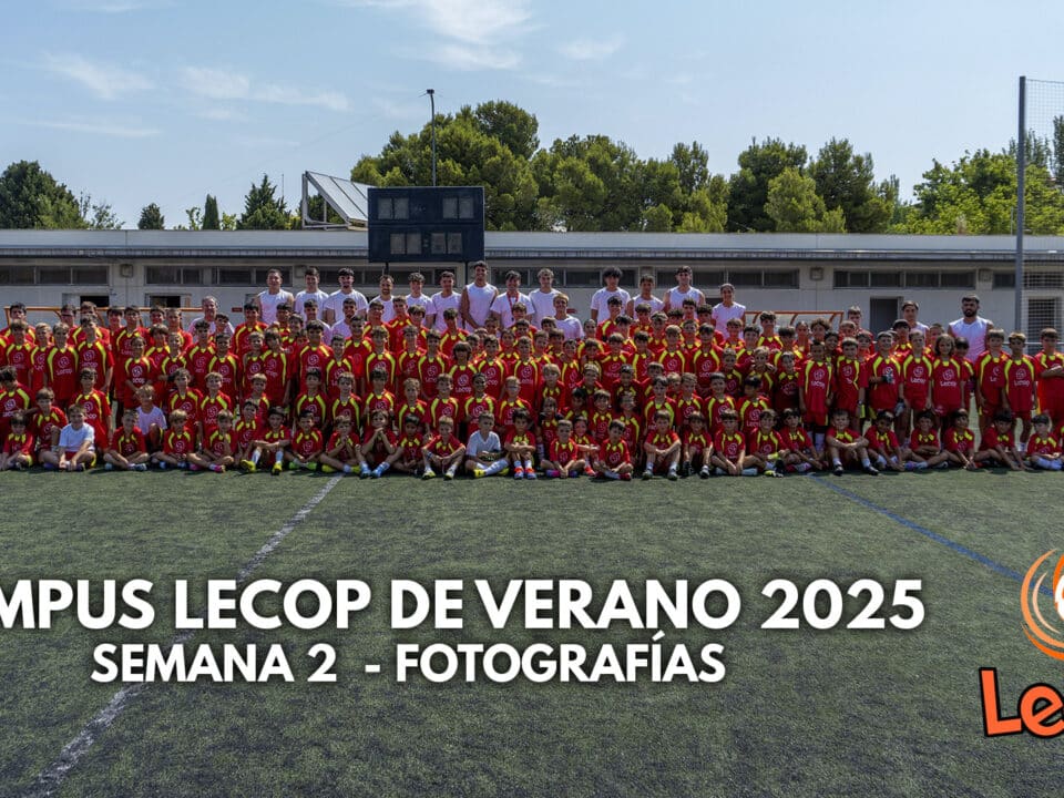 Acceso a la galería de fotos del Campus de Fútbol Lecop Verano 2025 Semana 2