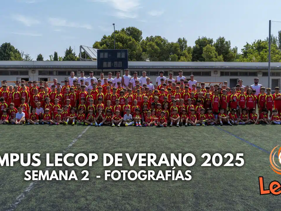 Acceso a la galería de fotos del Campus de Fútbol Lecop Verano 2025 Semana 2