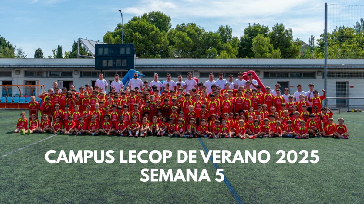 Acceso a la galería de fotos del Campus de Fútbol Lecop Verano 2025 Semana 5