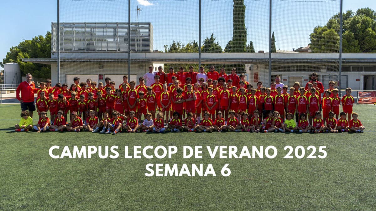 Acceso a la galería de fotos del Campus de Fútbol Lecop Verano 2025 Semana 6