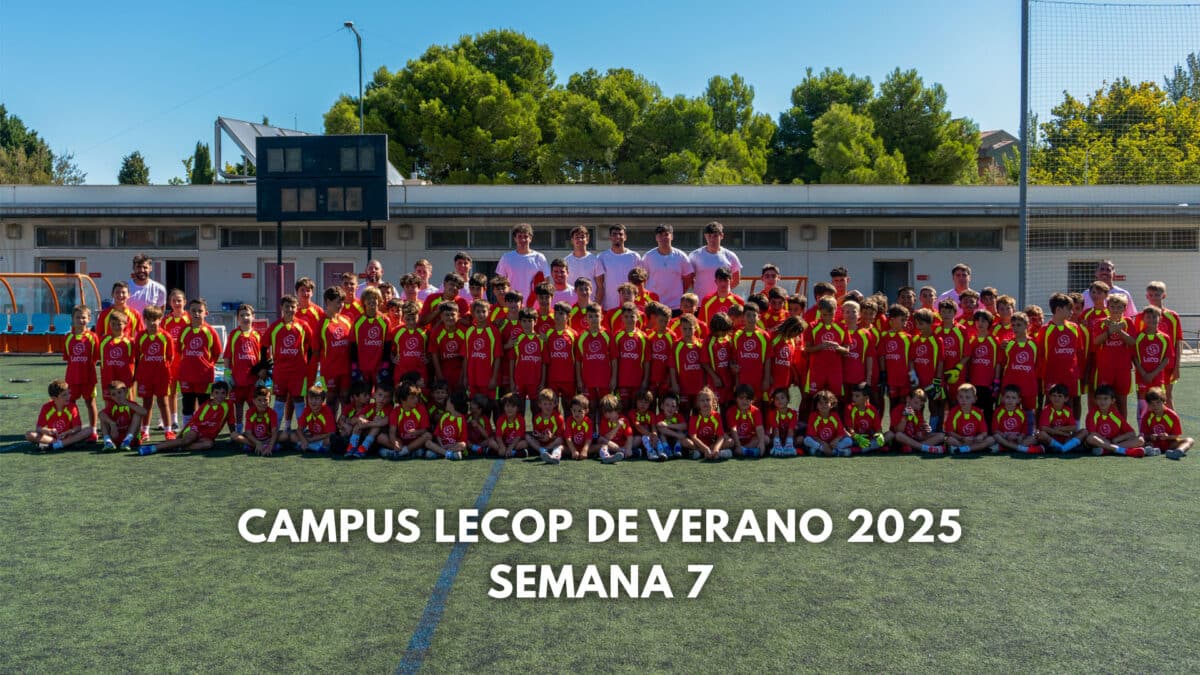 Acceso a la galería de fotos del Campus de Fútbol Lecop Verano 2025 Semana 7