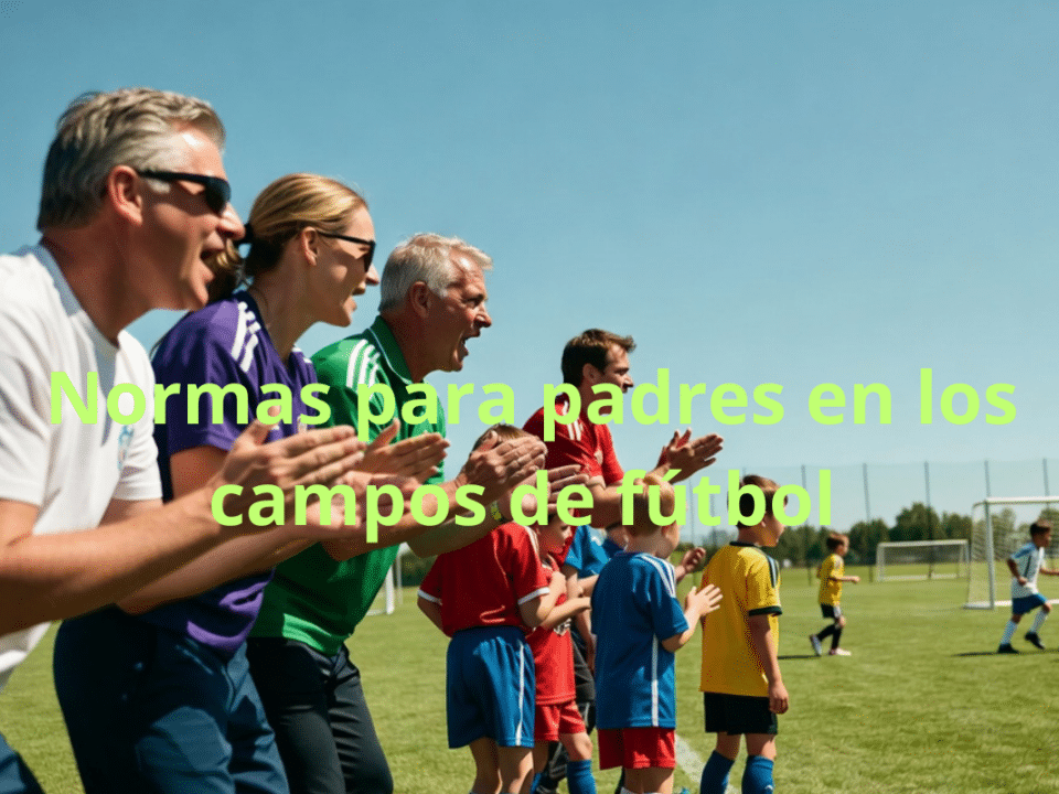 Normas para los padres en los campos de fútbol