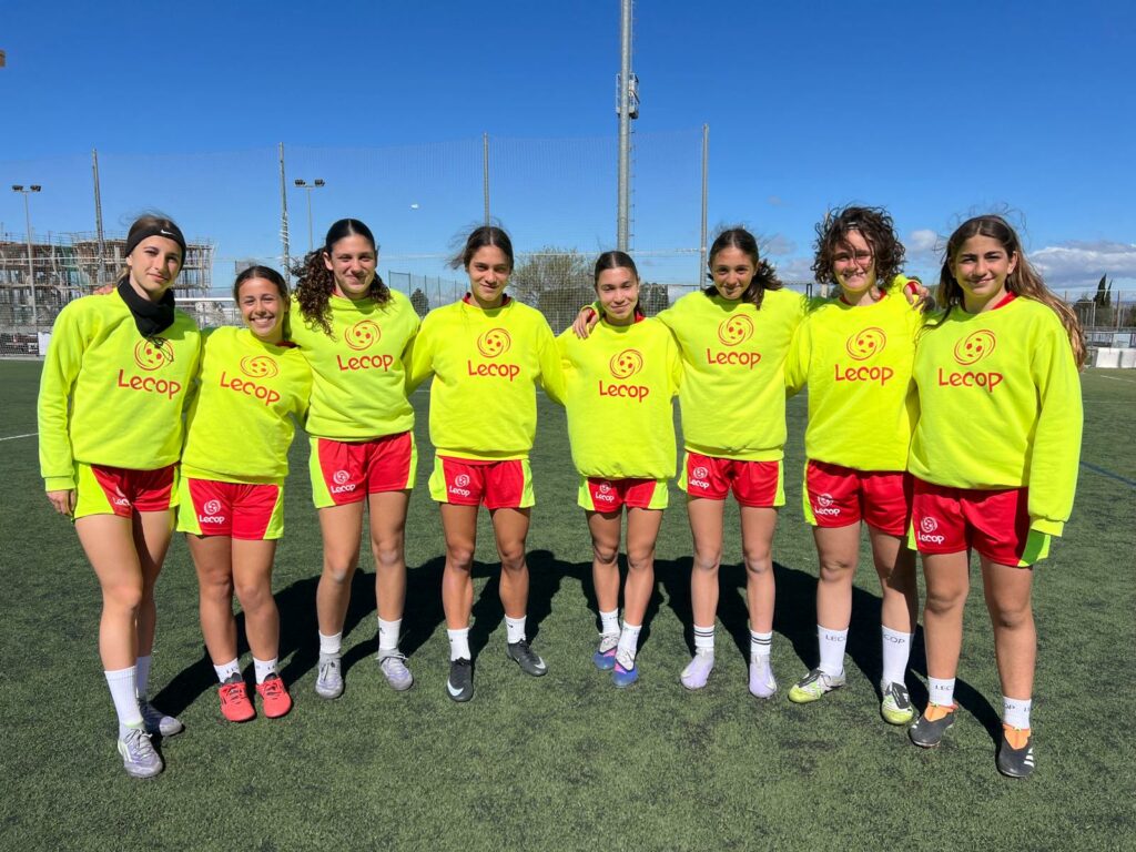 Foto de nuestras chicas de nuestro Campus Lecop Alto Rendimiento Semana Santa 2026