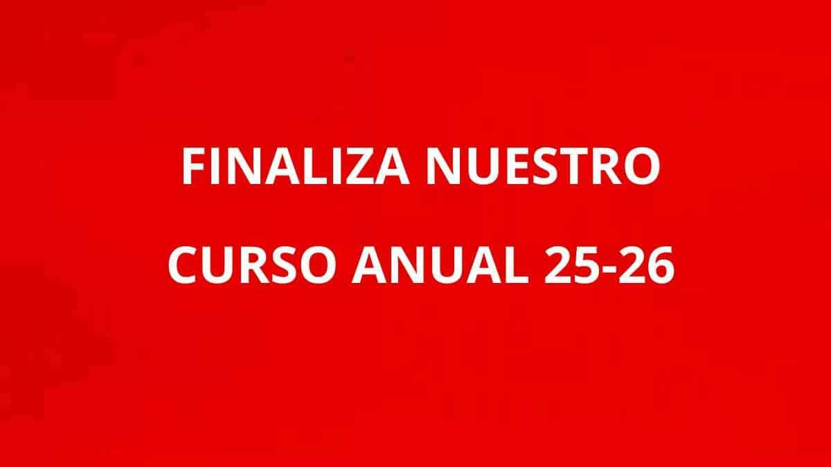 Finaliza nuestro Curso Anual de Fútbol 25-26