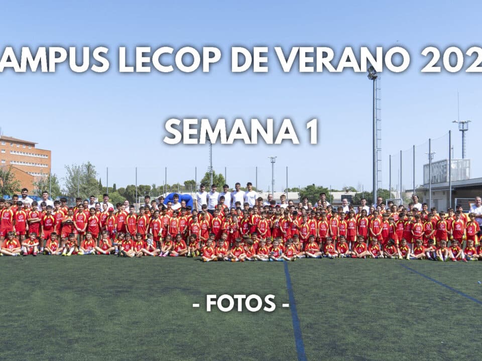 Acceso a la galería de fotos del Campus de Fútbol Lecop Verano 2026 Semana 1