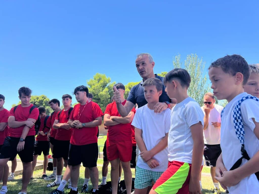 Visita de Javi Suarez a Lecop